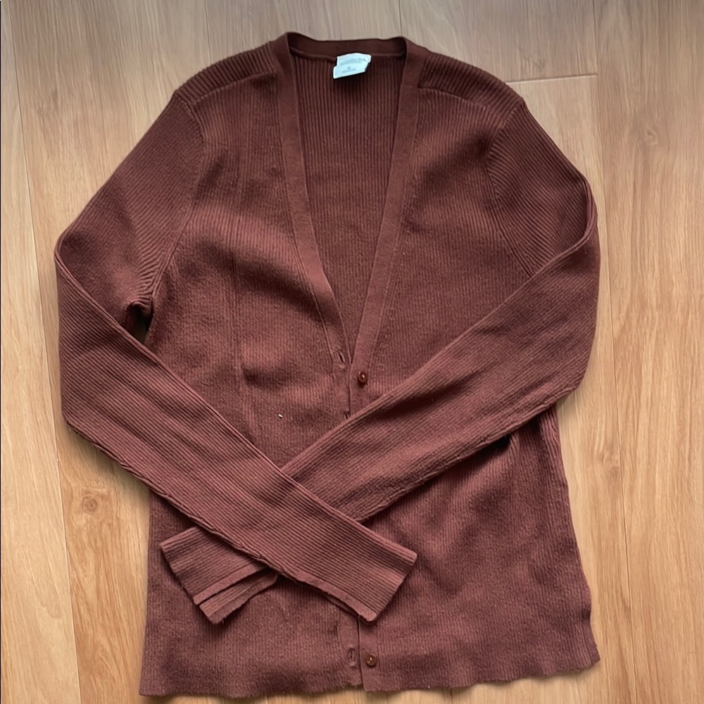 Abercrombie & Fitch Rich Brown Knit Top